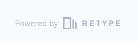 Sample Powered by Retype branding